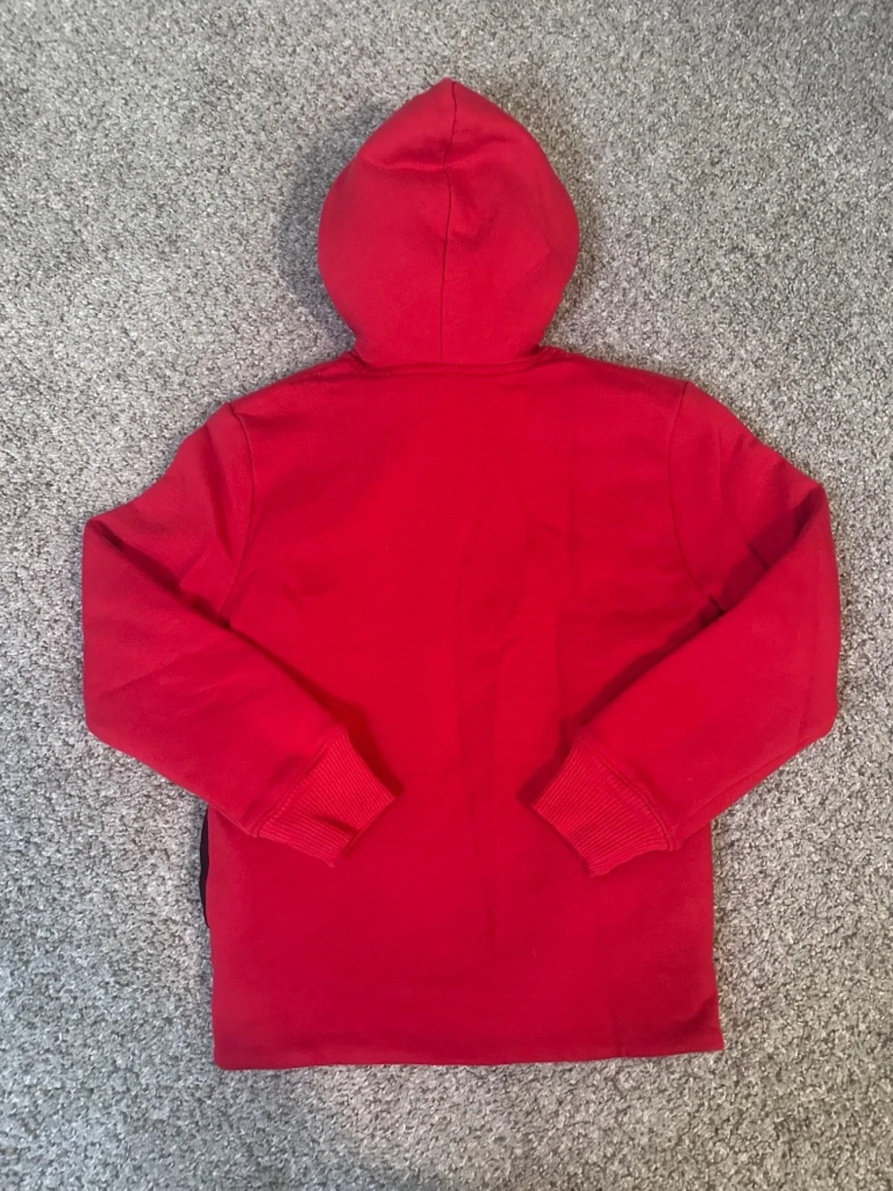 Boys Size Medium (7/8) Childrens Place Red and White Print Thick Lined Jacket